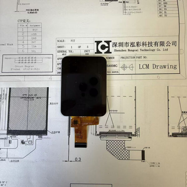 2寸LCD液晶顯示屏-電容觸摸屏